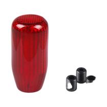 Manopla De Câmbio Redonda Em Fibra De Carbono Para Transmissão Manual, Alavanca De Câmbio De Corrida