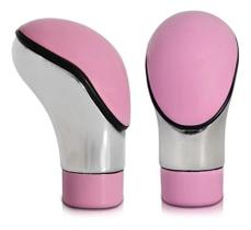 Manopla De Câmbio Rosa cromado (modelo Naja)