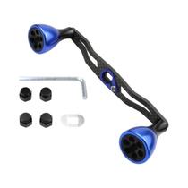 Manopla De Carretel De Pesca Em Fibra De Carbono 130MM Com Botões De Liga, Furos 7X4MM 8X5MM Para Manopla De Carretel De Pesca Em Fibra De Carbono 130MM Com Botões De Liga, Furos 7X4MM 8X5MM Para