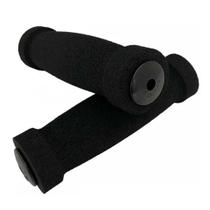 Manopla De Espuma Punho Preto Par Para Bicicletas Manopla De Espuma Punho Preto Par Para Bicicletas