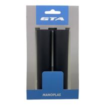 Manopla de silicone com plug NBR Preto 135mm GTA