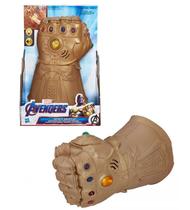Manopla Eletrônica do Thanos Com Joias do Infinito - Luz e Som Manopla do Infinito Vingadores Guerra Infinita Hasbro