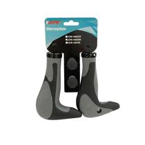 Manopla Epic Line EPA-HG205 com Bar End e trava preta Manopla Epic Line EPA-HG205 com Bar End e trava preta