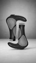Manopla Ergonômica Bike Com Bar End Trava Par Preto Manopla Ergonômica Bike Com Bar End Trava Par Preto