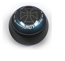 Manopla esportiva cruz de malta aro preto