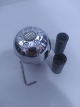 Manopla Esportiva Universal Modelo Billet Redonda com Fibra 100% metal