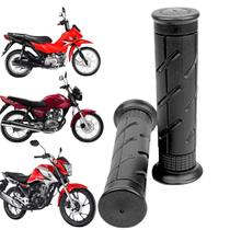 Manopla Luva Moto Titan 2000 Honda 150 160 e Pop 100 110 Wester WM1420 Modelo Original 22 mm Preto 2004 a 2025 Punho Guidão