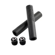 Manopla Mastery Silicone com Tampa 130mm Preto Par de Punho
