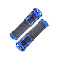 Manopla Moto Esportiva Aluminio Modelo Rizoma Azul Manopla Moto Esportiva Aluminio Modelo Rizoma Azul