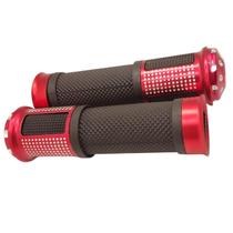 Manopla Moto Esportiva Aluminio Vermelha Modelo Rizoma Manopla Moto Esportiva Aluminio Vermelha Modelo Rizoma