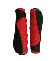 Manopla MTB Anatomica G301 Preto C/ Vermelho