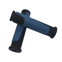 Manopla MTB Combate X-Plore Soft 120mm TPR Preto Azul Manopla MTB Combate X-Plore Soft 120mm TPR Preto Azul