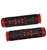 Manopla Mtb Kraton G106 130mm Preto/Vermelho