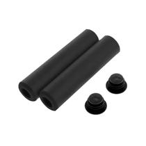 Manopla MTB Silicone WS-088 Macia 130mm Preto c/ Plugs Manopla MTB Silicone WS-088 Macia 130mm Preto c/ Plugs