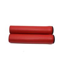 Manopla MTB Silicone WS-088 Macia 130mm Vermelho c/ Plugs