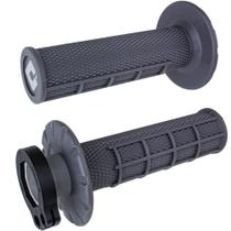 Manopla Odi Lock On MX V2 Half Waffle Cinza Escuro