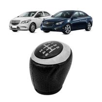 Manopla Onix Cruze 2013 2014 2015 A 2018 Preto E Aro Cromado Manopla Onix Cruze 2013 2014 2015 A 2018 Preto E Aro Cromado