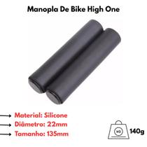 Manopla Punho de Silicone Bike Bicicleta 130mm - High One