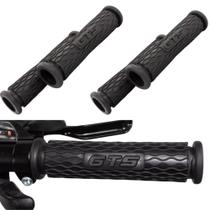 Manopla Punho Gts Preta Borracha Bike Bicicleta Mtb Conforto Manopla Punho Gts Preta Borracha Bike Bicicleta Mtb Conforto