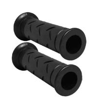 Manopla punho renascenca mod original preta par biz 125 vazada (diametro-22/24 comprimento-120mm)