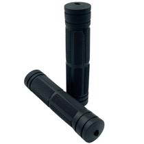 Manopla Punho Sunrun Bike Borracha Bicicleta Preta