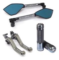 Manopla Retrovisor Manete Crosser Lander Factor Tenere Fazer