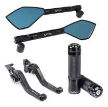 Manopla Retrovisor Manete Factor Crosser A Lona Rx Tt Dt Rd