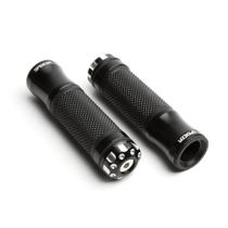 Manopla rsportiva off-road detalhe cromado par