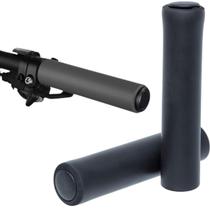 Manopla Silicone 135mm Preta Bicicleta Bike MTB GTA