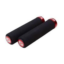 Manopla Sram Locking Grip Espuma 129mm Preta Abraçadeira Red