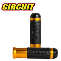 Manopla Universal Circuit Silverstone Preta e Dourada