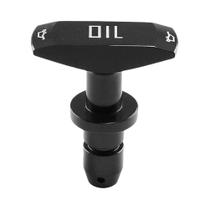 Manopla Universal De Alumínio Billet Para Medidor De Óleo De Motor Automotivo Peça De Reposição E