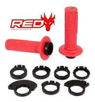 Manopla Universal Lock-On System Off-Road Red Dragon - Vermelha