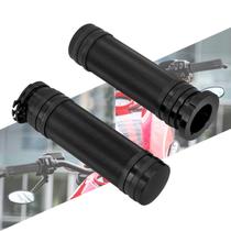Manoplas De Guidão CNC Pretas 25mm Para Harley Dyna Sportster Touring Softail Fatboy Road King Low