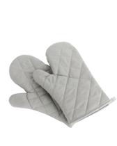 Manoplas de horno Nachvorn Premium resistentes al calor, gris, algodón/poliéster Manoplas de horno Nachvorn Premium resistentes al calor, gris, algodón/poliéster