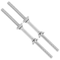 Manoplas para halteres Yes4All 61 cm cromadas com pegada de 1" para anilhas Manoplas para halteres Yes4All 61 cm cromadas com pegada de 1" para anilhas