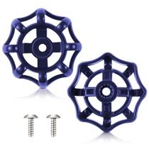 Manoplas para torneira externa Dreyoo, kit com 2, 3/8 pol., azul Manoplas para torneira externa Dreyoo, kit com 2, 3/8 pol., azul