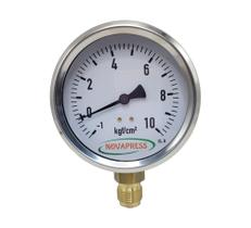 Manovacuômetro Diam.100mm (4 ) --1+10 Kgf/cm2 Com Glicerina