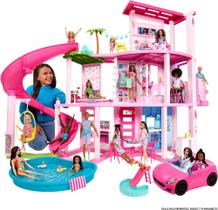 Mansão da Barbie Casa dos Sonhos Grande com Móveis e Piscina Brinquedo Infantil Original Mattel Completa Luxo Menina Presente Criança Mansão da Barbie Casa dos Sonhos Grande com Móveis e Piscina Brinquedo Infantil Original Mattel Completa Luxo Menina Presente Criança