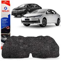 Manta Acústica Forro de Capô Antichamas Premium Corolla 2015 a 2019 com Presilhas Grud