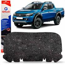 Manta Acústica Forro de Capô Antichamas Premium L200 Triton 2016 a 2021 com Presilhas Grud
