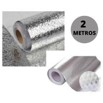 Manta Adesiva Alumínio Forro Armário/gaveta Cozinha Banheiro - Clink