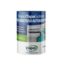 Manta Adesiva Rolo 20Cm x 10Mt x 0,8MM Tapa Goteira Viapol - 43005 Manta Adesiva Rolo 20Cm x 10Mt x 0,8MM Tapa Goteira Viapol - 43005