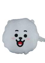 Manta Almofada Infantil BT21 Branca com Personagens
