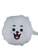 Manta Almofada Infantil Personagens Bt21 - Branca