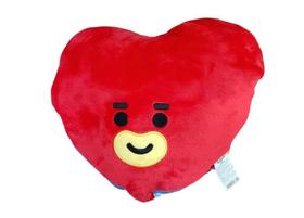 Manta Almofada Infantil Personagens Bt21 - Vermelha