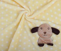 Manta Amarela Cachorro Baby Pil - Ibimboo