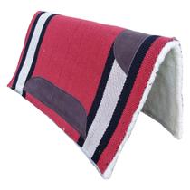 Manta Americana Macia para selas arreios baixeiro para cela quarto de milha vermelha, preta e branca