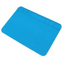 Manta Antiestática Tapete de Bancada para Manuntenção Eletrônica 30x20cm Azul