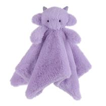 Manta Apricot Lamb Purple Dragon Soft Lovey 35 cm